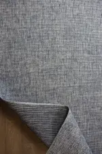 Nitry Modern Mavi Polyester Makine Halısı - Görsel 4