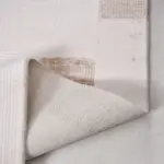 Lacogna Modern Krem Triko Akrilik Kaydırmaz Taban Makine Halısı - Görsel 3