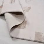 Lacogna Modern Krem Triko Akrilik Kaydırmaz Taban Makine Halısı - Görsel 4