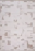 Lacogna Modern Krem Triko Akrilik Kaydırmaz Taban Makine Halısı