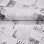 Pavino Modern Gri Triko Akrilik Kaydırmaz Taban Makine Halısı - Görsel 5