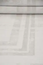 Merine Çerçeveli Krem Akrilik Makine Halısı - Görsel 6