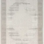 Cerano Çerçeveli Bej Göbekli Polyester Makine Halısı Cerano Çerçeveli Bej Göbekli Polyester Makine Halısı