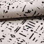 Liveri Modern Bej Koton ve Polyester Makine Halısı - Görsel 5