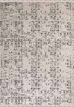 Liveri Modern Bej Koton ve Polyester Makine Halısı