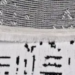 Casola Modern Gri Koton ve Polyester Makine Halısı - Görsel 4