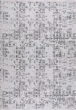 Casola Modern Gri Koton ve Polyester Makine Halısı