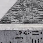 Domicella Modern Antrasit Koton ve Polyester Makine Halısı - Görsel 4