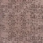 Baronissi Modern Kahverengi Koton ve Polyester Makine Halısı