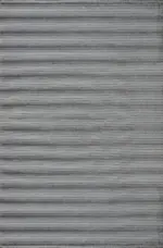 Milton Modern Gri Yıkanabilir Polyester/Pamuk Makine Halısı