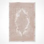 Vilseck Klasik Göbekli Pudra Viskon ve Akrilik Pamuk Tabanlı Makine Halısı - Görsel 2