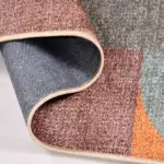 Sacro Modern Multi Polyester ve Pamuklu Kaydırmaz Tabanlı Dijital Baskı Halı - Görsel 3