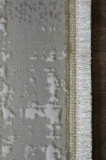 Aneto Çerçeveli Krem Akrilik Makine Halısı - Görsel 3