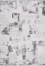 Wabern Modern Gri Triko Akrilik Makine Halısı