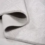 Calden Modern Gri Triko Akrilik Makine Halısı - Görsel 4