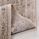 Arezzo Klasik Göbekli Açık Kahverengi Viskon ve Rayon Makine Halısı - Görsel 3