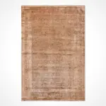 Buti Klasik Göbekli Hardal Viskon ve Rayon Makine Halısı - Görsel 2