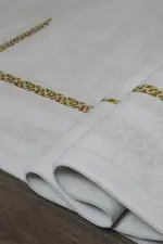 Hales Çerçerveli Krem Akrilik Makine Halısı - Görsel 6