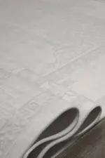 Acaya Çerçeveli Krem Akrilik Makine Halısı - Görsel 5