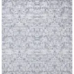 Sautin Modern Bej Polyester Makine Halısı