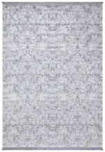 Sautin Modern Bej Polyester Makine Halısı