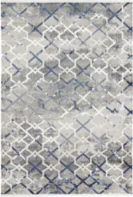 Baeza Modern Gri Akrilik Makine Halısı