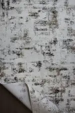 None Modern Krem Polyester Makine Halısı - Görsel 4