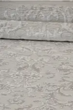 Tolve Çerçeveli Bej Göbekli Akrilik Makine Halısı - Görsel 4