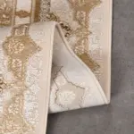 Langel Klasik Göbekli Krem Viskon ve Akrilik Makine Halısı - Görsel 3