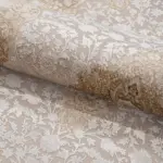 Langel Klasik Göbekli Krem Viskon ve Akrilik Makine Halısı - Görsel 5