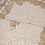 Langel Klasik Göbekli Krem Viskon ve Akrilik Makine Halısı - Görsel 6