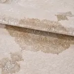 Opladen Klasik Göbeklİ Krem Viskon ve Akrilik Makine Halısı - Görsel 5