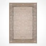 Rhein Çerçeveli Krem Viskon ve Akrilik Makine Halısı - Görsel 2