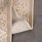 Rhein Çerçeveli Krem Viskon ve Akrilik Makine Halısı - Görsel 3