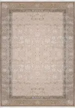 Rhein Çerçeveli Krem Viskon ve Akrilik Makine Halısı