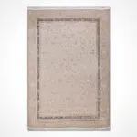 Zülpich Çerçeveli Krem Viskon ve Akrilik Makine Halısı - Görsel 2