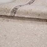 Zülpich Çerçeveli Krem Viskon ve Akrilik Makine Halısı - Görsel 5