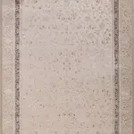 Zülpich Çerçeveli Krem Viskon ve Akrilik Makine Halısı