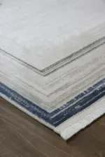 Hanbury Çerçeveli Krem Akrilik Makine Halısı - Görsel 2