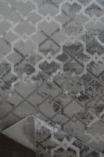 Martos Modern Bej Akrilik Makine Halısı - Görsel 4