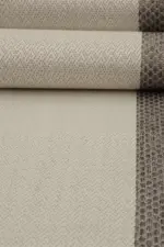 Botany Krem Antrasit Çizgili Modern Sisal Makine Halısı - Görsel 5