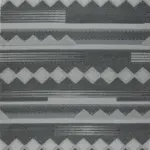 Moult Modern Antrasit Polyester Makine Halısı