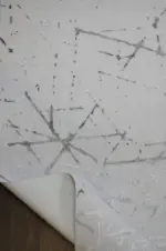 Acton Modern Krem Akrilik Makine Halısı - Görsel 4