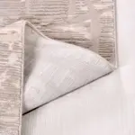 Segovia Modern Krem Polyester Kaydırmaz Tabanlı Makine Halısı - Görsel 6