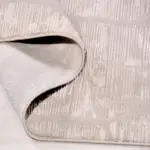 Segovia Modern Krem Polyester Kaydırmaz Tabanlı Makine Halısı - Görsel 3