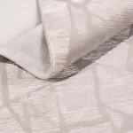 Segovia Modern Krem Polyester Kaydırmaz Tabanlı Makine Halısı - Görsel 4