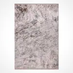 Cabrera Modern Gri Polyester Kaydırmaz Tabanlı Makine Halısı - Görsel 2