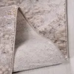 Cabrera Modern Gri Polyester Kaydırmaz Tabanlı Makine Halısı - Görsel 6