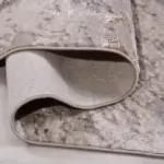 Cabrera Modern Gri Polyester Kaydırmaz Tabanlı Makine Halısı - Görsel 3