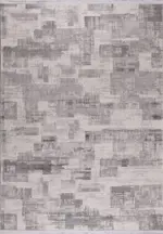 Adanero Modern Gri Akriik Makine Halısı